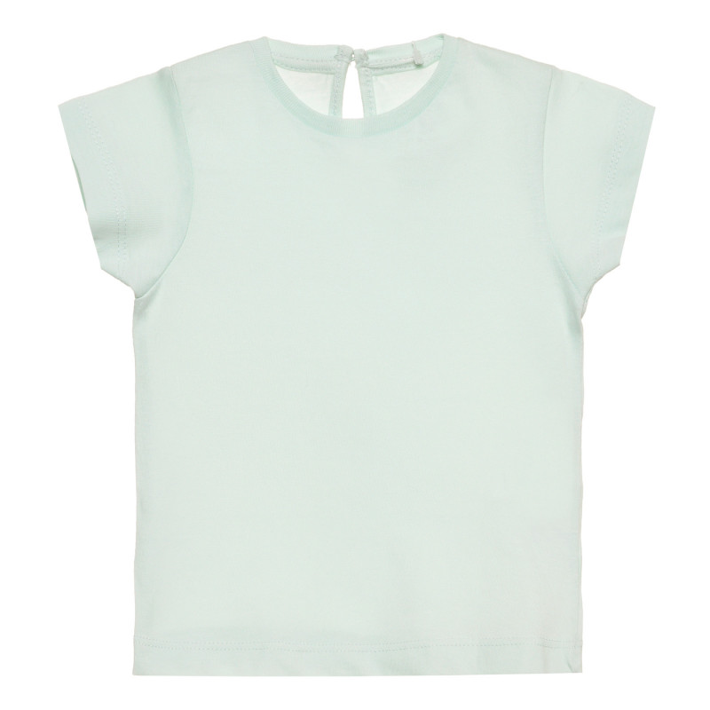 Tricou din bumbac cu design simplu pentru bebeluș, mentă  318277
