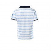 Tricou din bumbac cu mâneci scurte și aplicație pentru băieți BLUE SEVEN 31838 2