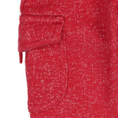 Pantaloni roșii de bumbac cu șnur pentru băieți Boboli 319 4