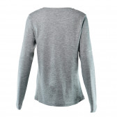 Bluză cu mânecă lungă de culoare gri cu imprimeu pentru fete Esprit 31931 2