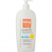 Gel de curățare pentru păr și corp fără săpun, 250 ml.  Mixa 319906 5