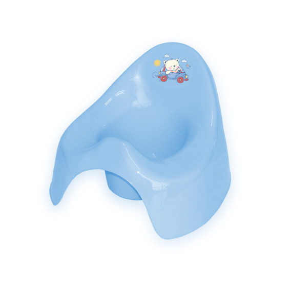 Oliță pentru copii cu spătar, albastru deschis Lorelli 319915 