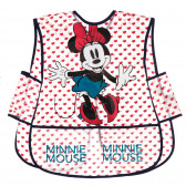 Bavetă cu imprimeu cu buline și Minnie Mouse. ZY 320129 