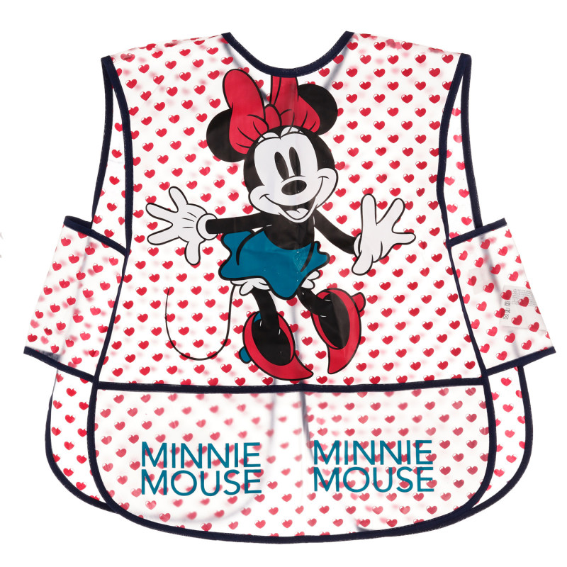 Bavetă cu imprimeu cu buline și Minnie Mouse.  320129