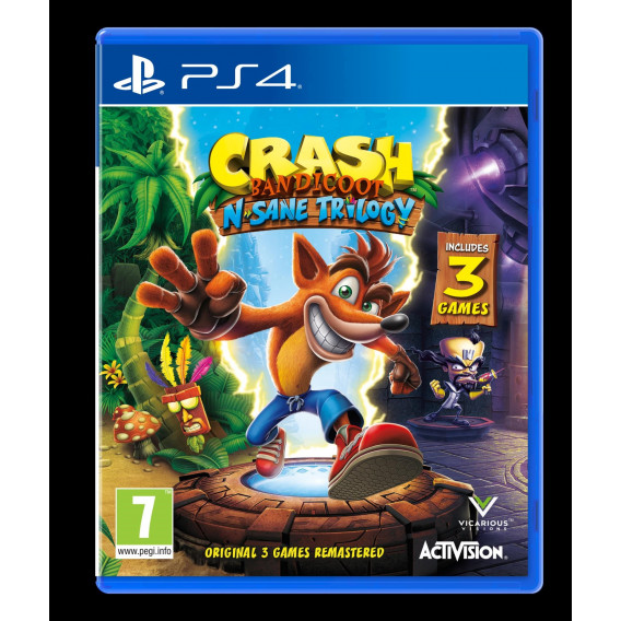 Crash Bandicoot N.Sane Trilogy 2.0 Bonus ed pentru PS4 Crash Bandicoot N.Sane Trilogy 2.0 Bonus ed pentru PS4 32146
