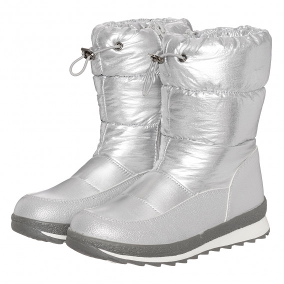 Cizme de zăpadă argintii, pentru fete Cool club 321880 