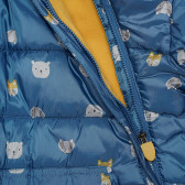 Combinezon albastru cu imprimeu animal, pentru bebeluși Cool club 322128 3