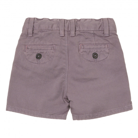 Pantaloni scurți pentru băieți, cu buzunare, gri ZY 322191 7