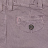 Pantaloni scurți pentru băieți, cu buzunare, gri ZY 322192 8