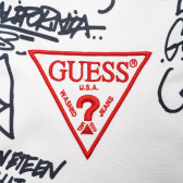 Rucsac Guess graffiti alb, pentru un băiat Guess 322564 2