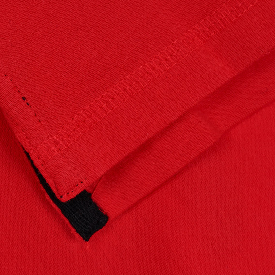 Bluză roșie Cool club, cu aplicație și paiete Cool club 323322 3