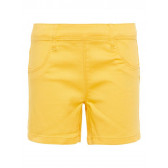 Pantaloni scurți pentru fete, galben Name it 32459 