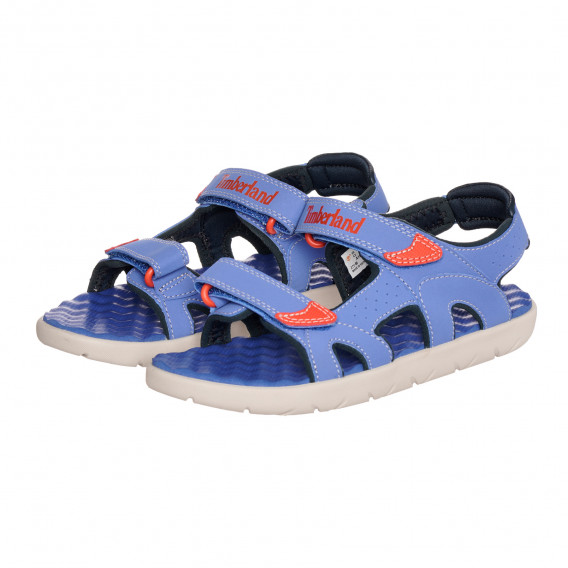 Sandale albastre cu accente roșii Timberland 325081 