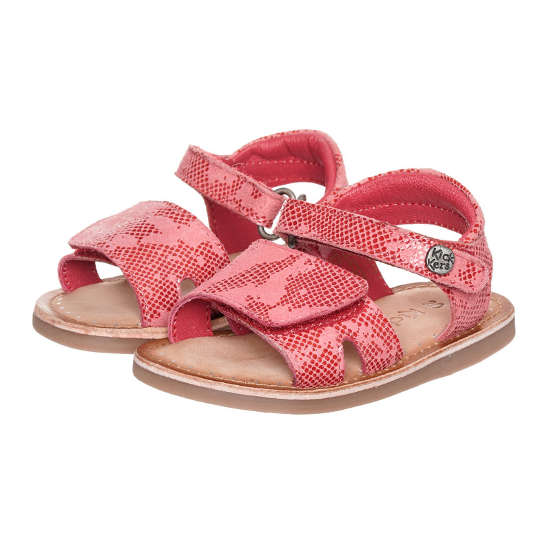 Sandale Kickers roz, cu accente  325155