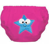Costum de baie de dimensiunea M în roz cu steluță pentru fetițe cu greutate de 12 până la 14 kg. Mycey 3254 