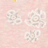 Bluză din bumbac tricotată, cu flori Chicco 325639 2