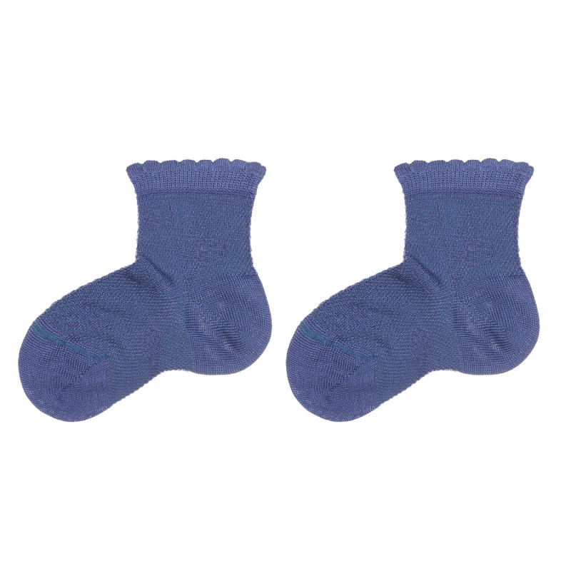 Ciorapi Chicco din bumbac albastru, pentru bebeluș  326112