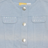 Jachetă albastră din bumbac, pentru bebeluși Chicco 326151 2
