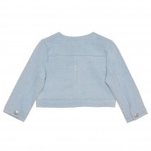 Jachetă albastră din bumbac, pentru bebeluși Chicco 326152 4