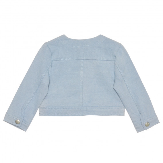 Jachetă albastră din bumbac, pentru bebeluși Chicco 326152 4
