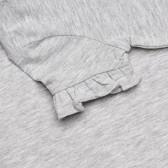 Tricou Chicco din bumbac gri, cu aplicație de floricele de porumb, pentru un bebeluș Chicco 326253 3
