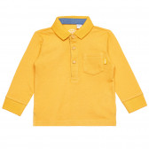 Bluza Chicco portocalie din bumbac, cu guler Chicco 326365 