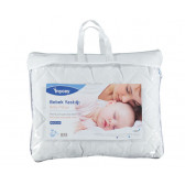 Pernă pentru bebeluși, 35 x 45 cm, cu fibre de silicon antibacteriene și antialergice și bumbac hipoalergenic Mycey 3264 