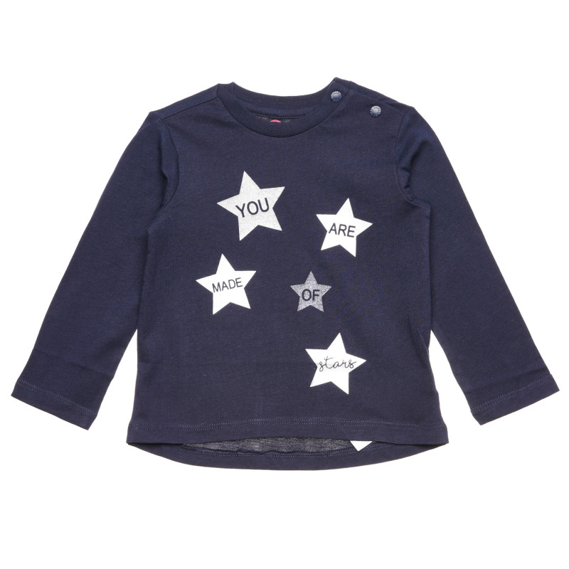 Bluză Chicco din bumbac, cu stele  326553