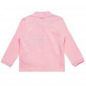 Bluză roz din bumbac cu inscripția „You Complete me” Chicco 326685 3