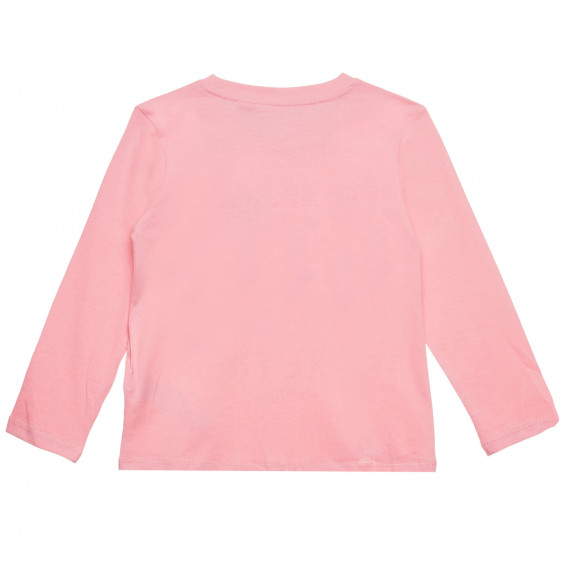 Bluza Chicco din bumbac cu imprimeu, roz Chicco 326713 4