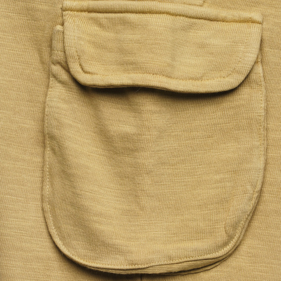 Pantaloni Chicco maro, din bumbac, cu buzunar lateral Chicco 326810 2