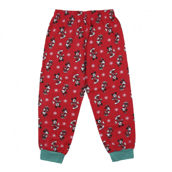 Pijamale roșii din bumbac cu imprimeu Minnie mouse Minnie Mouse 327976 5