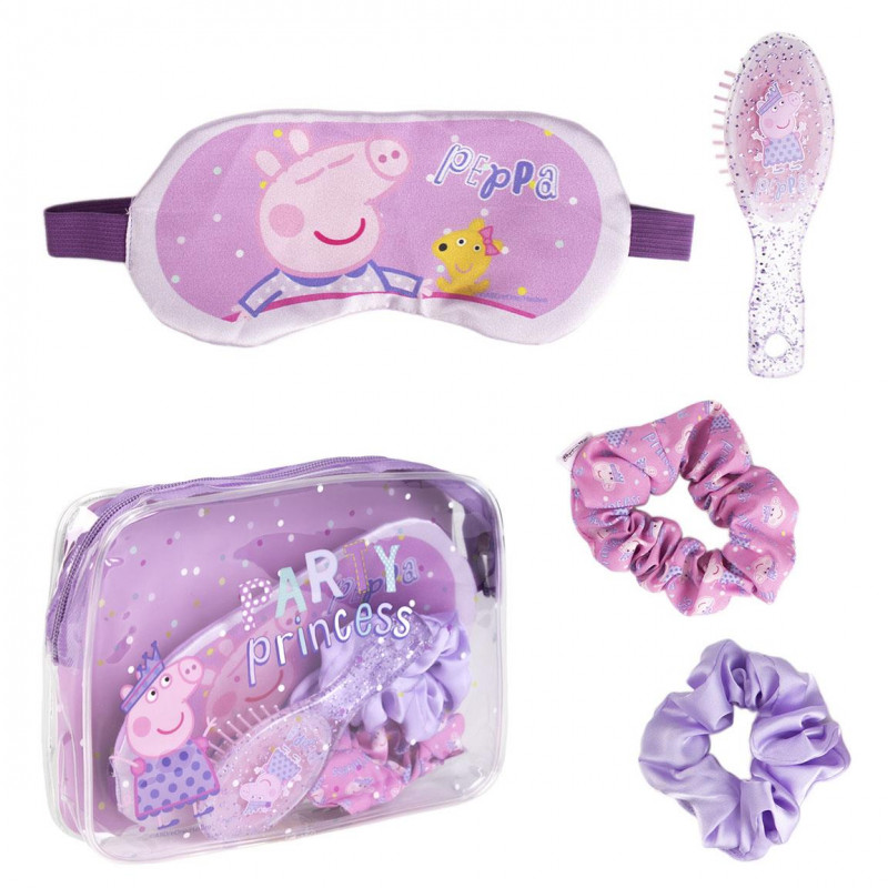 Set cadou prințesă Peppa Pig violet, din 4 piese  328015