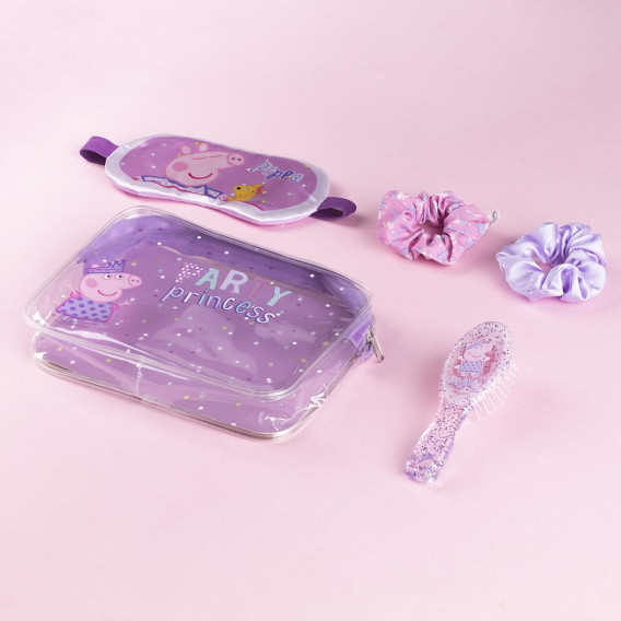 Set cadou prințesă Peppa Pig violet, din 4 piese Peppa pig 328016 2