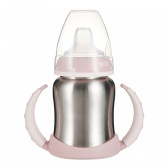 125 ml. Sticla Pink Thermo First Choice din oțel inoxidabil NUK 328234 3