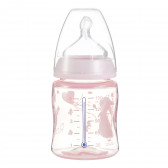 150 ml. Biberon lent din polipropilenă cu control al temperaturii, pentru bebeluși de 0-6 luni NUK 328250 2