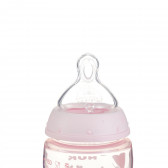 150 ml. Biberon lent din polipropilenă cu control al temperaturii, pentru bebeluși de 0-6 luni NUK 328251 3