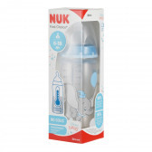 300 ml. Sticlă polipropilenă First Choice, Termo Control DUMBO cu biberon cu flux mediu, pentru bebeluși de 6-18 luni NUK 328271 4