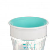 230 ml. Cupă magică evolution din polipropilenă turcoaz NUK 328279 4