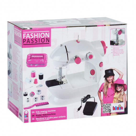 Mașină de cusut pentru copii - cu baterii Fashion Passion 328300 8