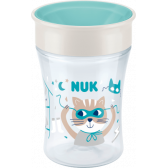 230 ml. Cupă magică evolution din polipropilenă turcoaz NUK 328973 