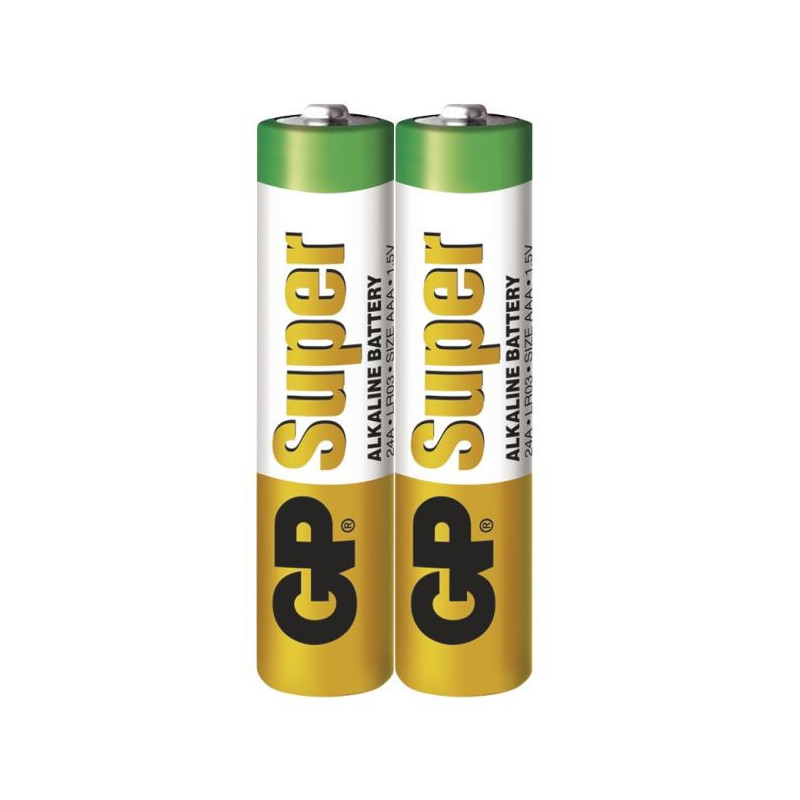 2 buc. Baterie GP Super 24A-2S2 LR03, AAA, 1.5V  3292
