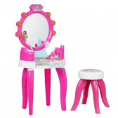 Studio de înfrumusețare Barbie cu lumină și sunet, scaun și accesorii Barbie 329221 