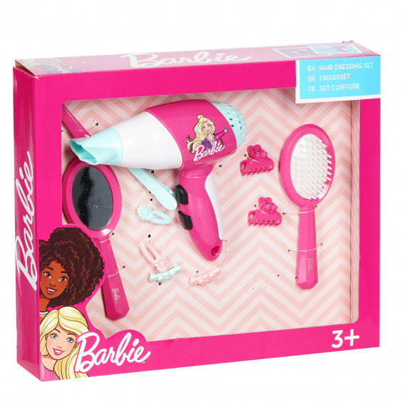 Set de coafură Barbie cu uscător de păr Barbie 329238 5
