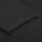 Tricou negru din bumbac pentru fete Stuka 329694 2