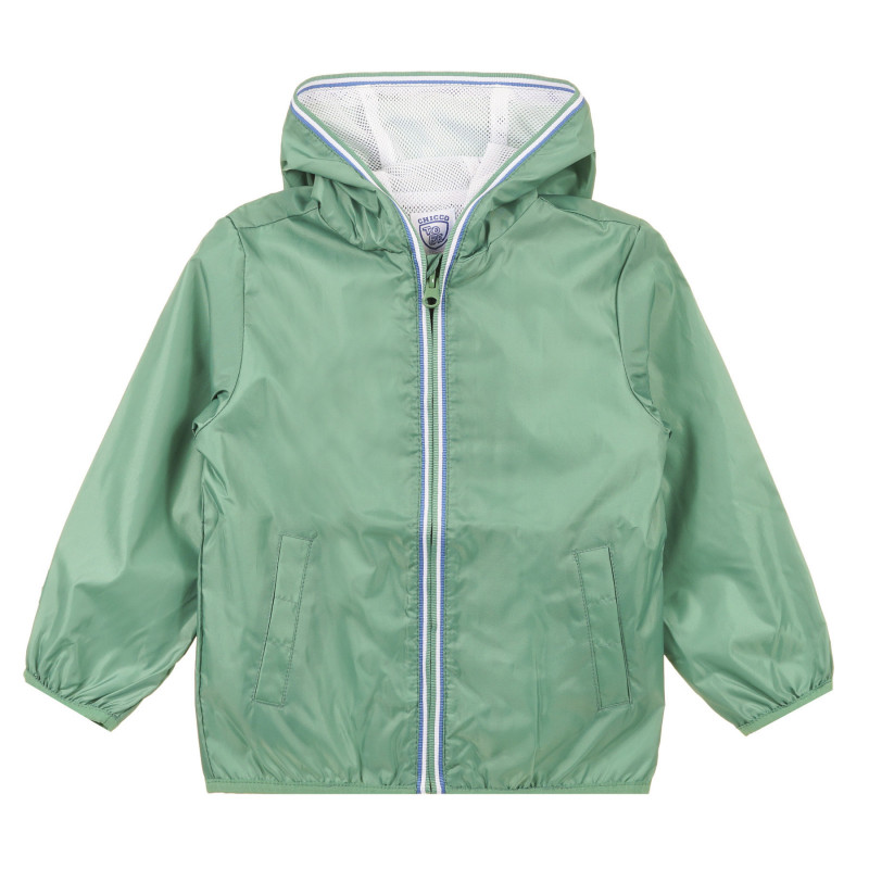 Jachetă verde, subțire, impermeabilă  329751
