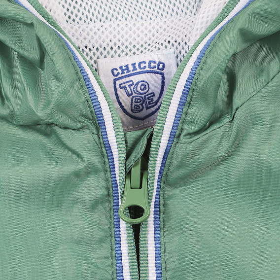Jachetă verde, subțire, impermeabilă Chicco 329752 2