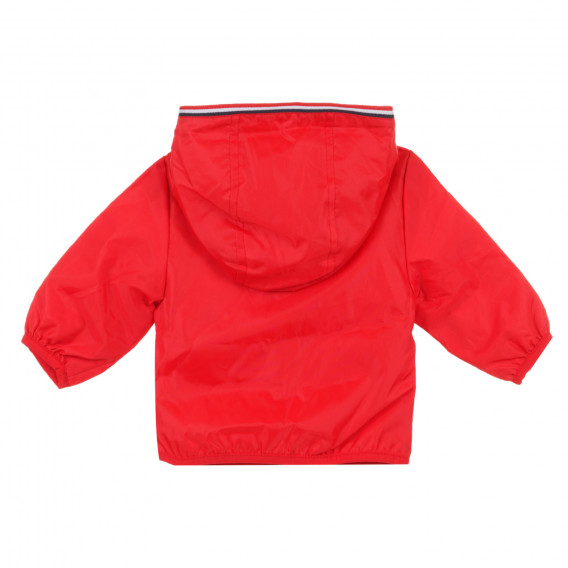 Jachetă roșie, subțire, cu margini colorate Chicco 329766 4