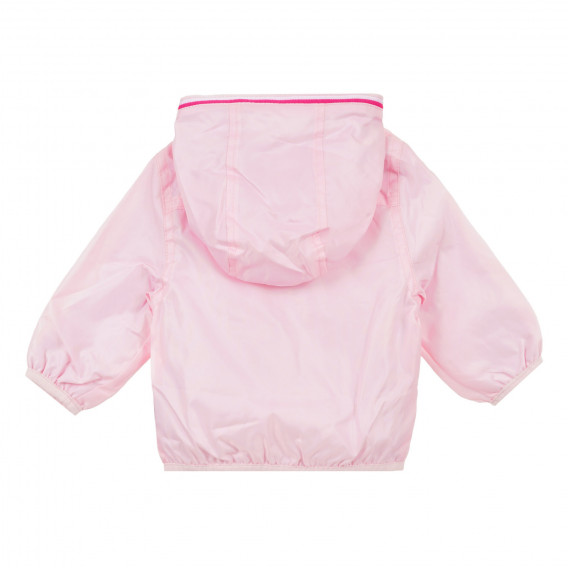 Jachetă de vânt subțire, roz deschis, cu margini colorate Chicco 329770 4