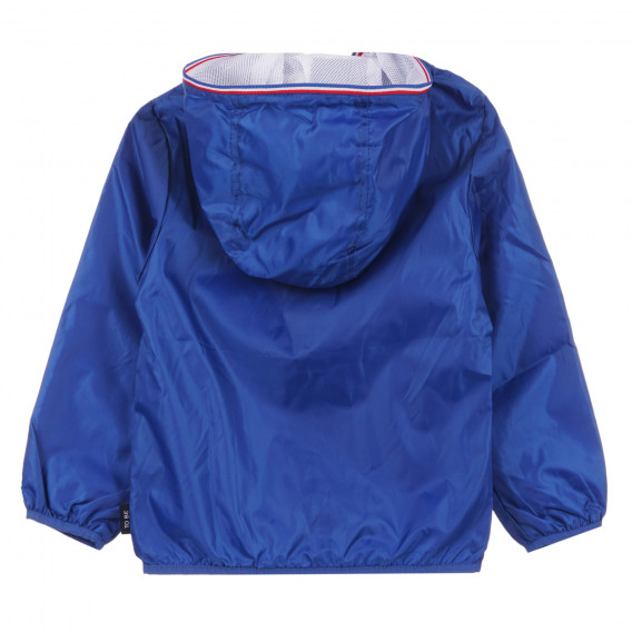Jachetă de vânt subțire albastră, cu căptușeală din plasă Chicco 329839 4
